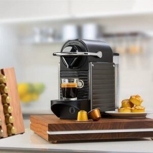 Bamboo coffee capsule storage